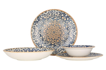 Dinnerware Set (Large) - Alhambra - 24 pieces - 6 Persons - Porcelain