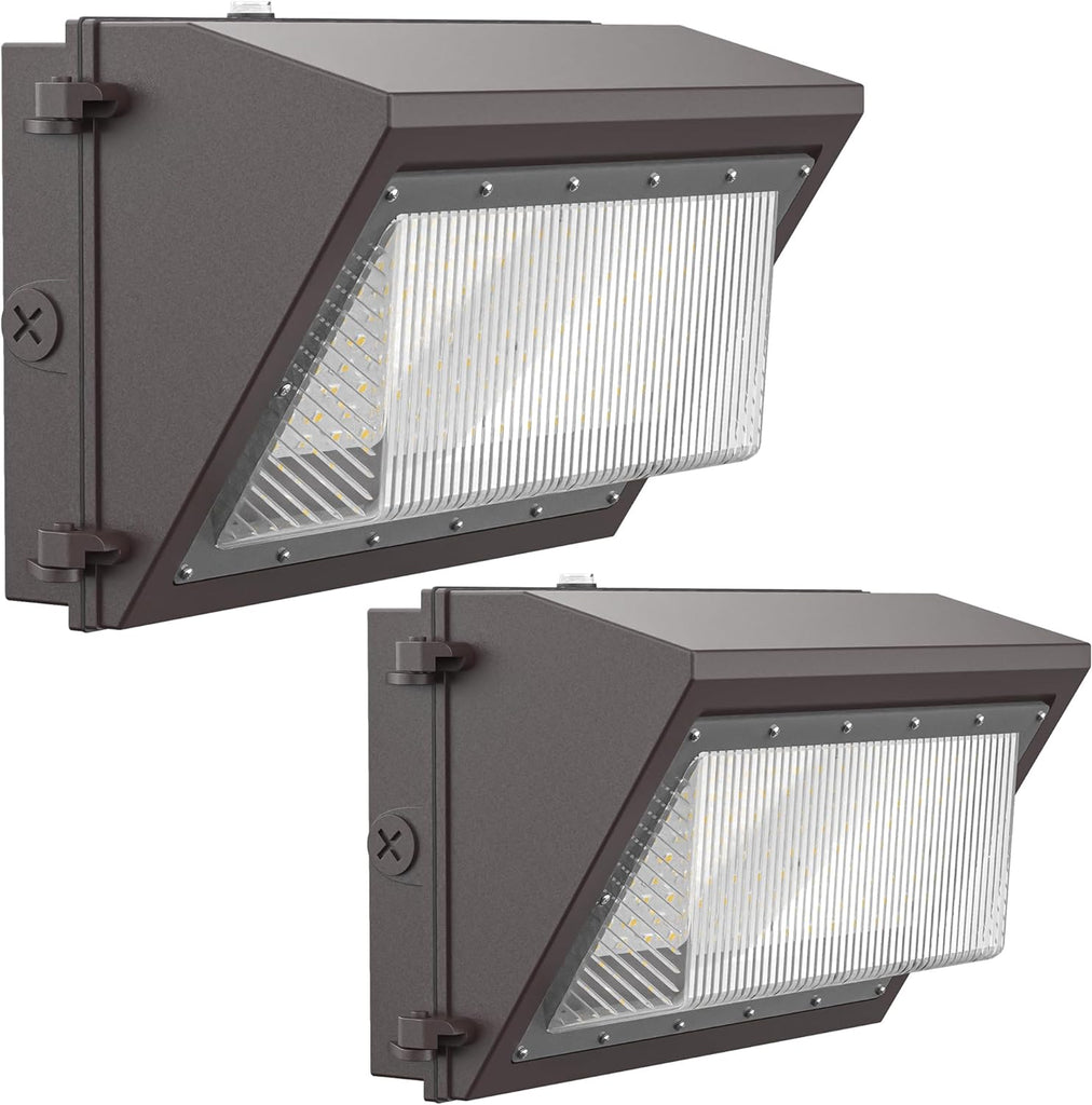 120W LED Wall Pack Light with Dusk-to-Dawn Photocell Sensor, 16800LM 5000K | IP66 Waterproof 120V LED Security Flood