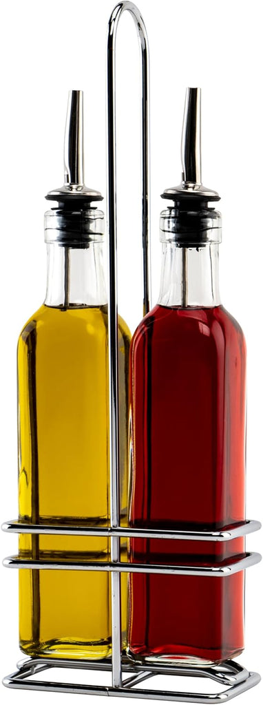 8 oz Oil/Vinegar Commercial Cruet Set