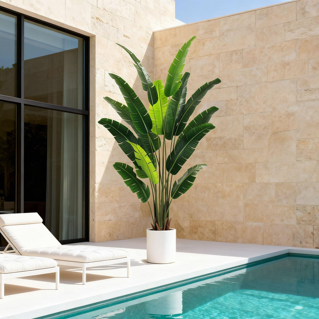 7 FT Artificial Bird of Paradise Plants Decoration Large Fake Tree