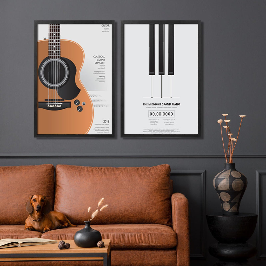 27x40 Poster Frame Black 2 Pack, Poster Frames 27 x 40 inches or 27x40 Picture Frames with HD Plexiglass for