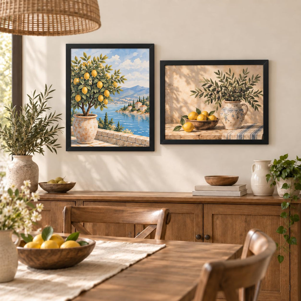 13x17 Black Picture Frame Set of 6, Horizontal and Vertical Formats for Wall Hanging, 13 x 17 Wall Gallery Poster