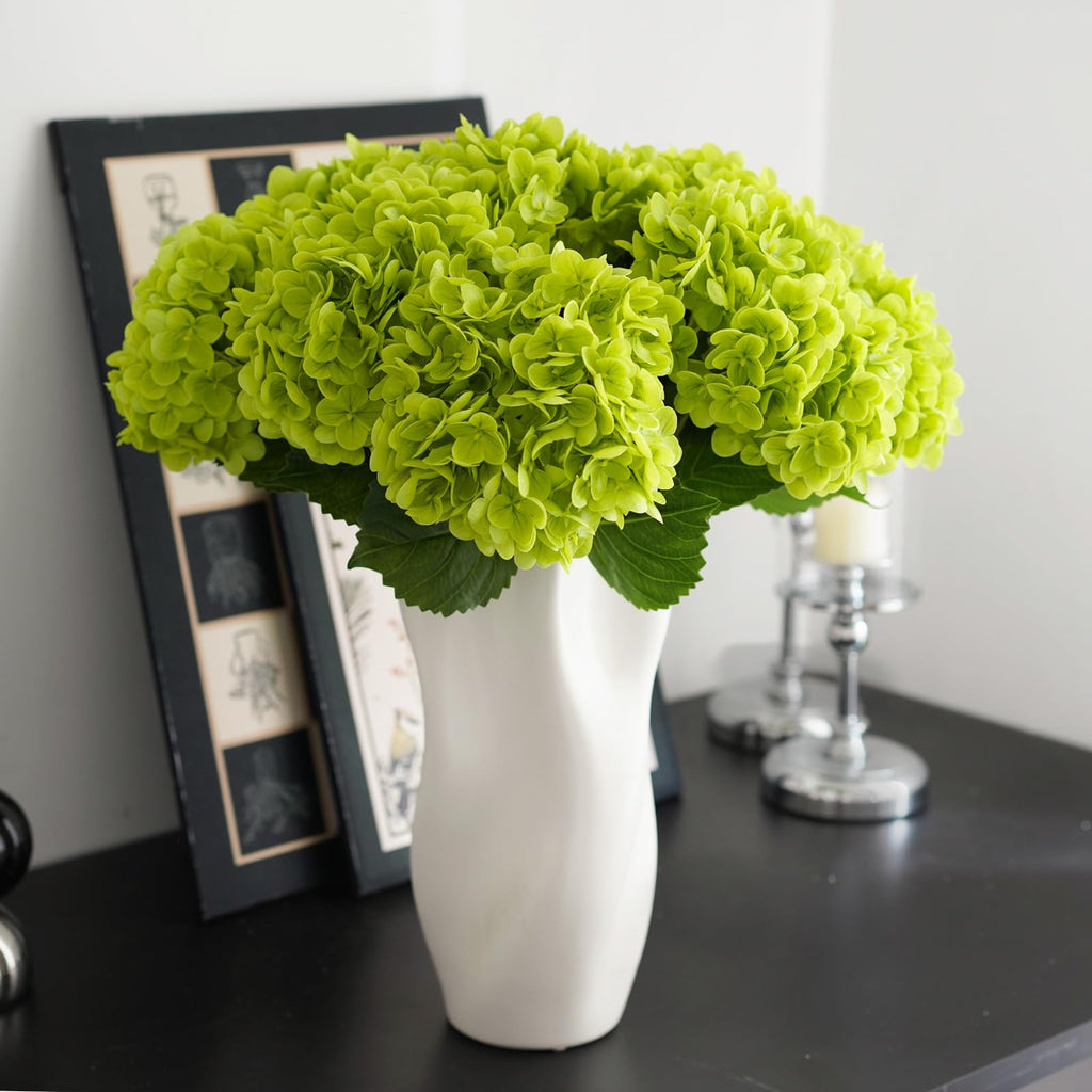 4 Pcs 20In Green Artificial with Stems