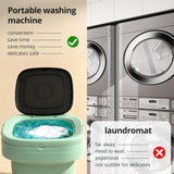 Portable Washing Machine, Mini Washer, 16L Upgraded with Spin Basket, Foldable Design Ideal for Apartment, Home and