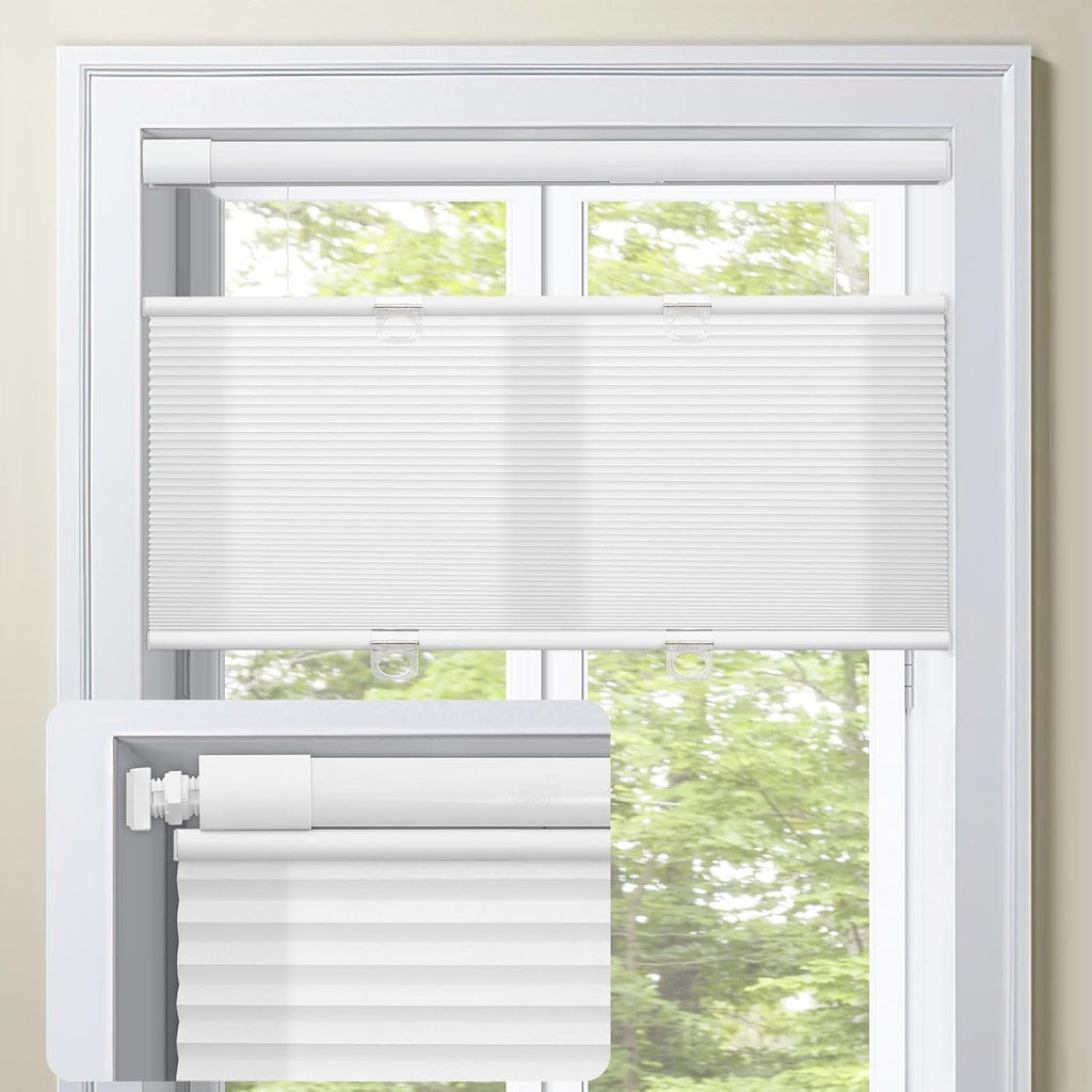 Top Down Bottom Up Cordless Cellular Shades No Tools No Drill Blinds for Windows Shades for Indoor Windows Honeycomb