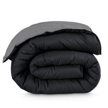 California King Comforter - Reversible Colors - Goose Down Alternative - Ultra-Soft - Premium 1800 Series - All