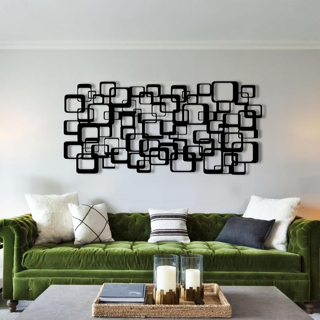 Modern Luxury Style Metal Wall Art, 3d Metal Wall Art, Mid-Century Decor Abstract Wall Sculpture, Wall Sculpture