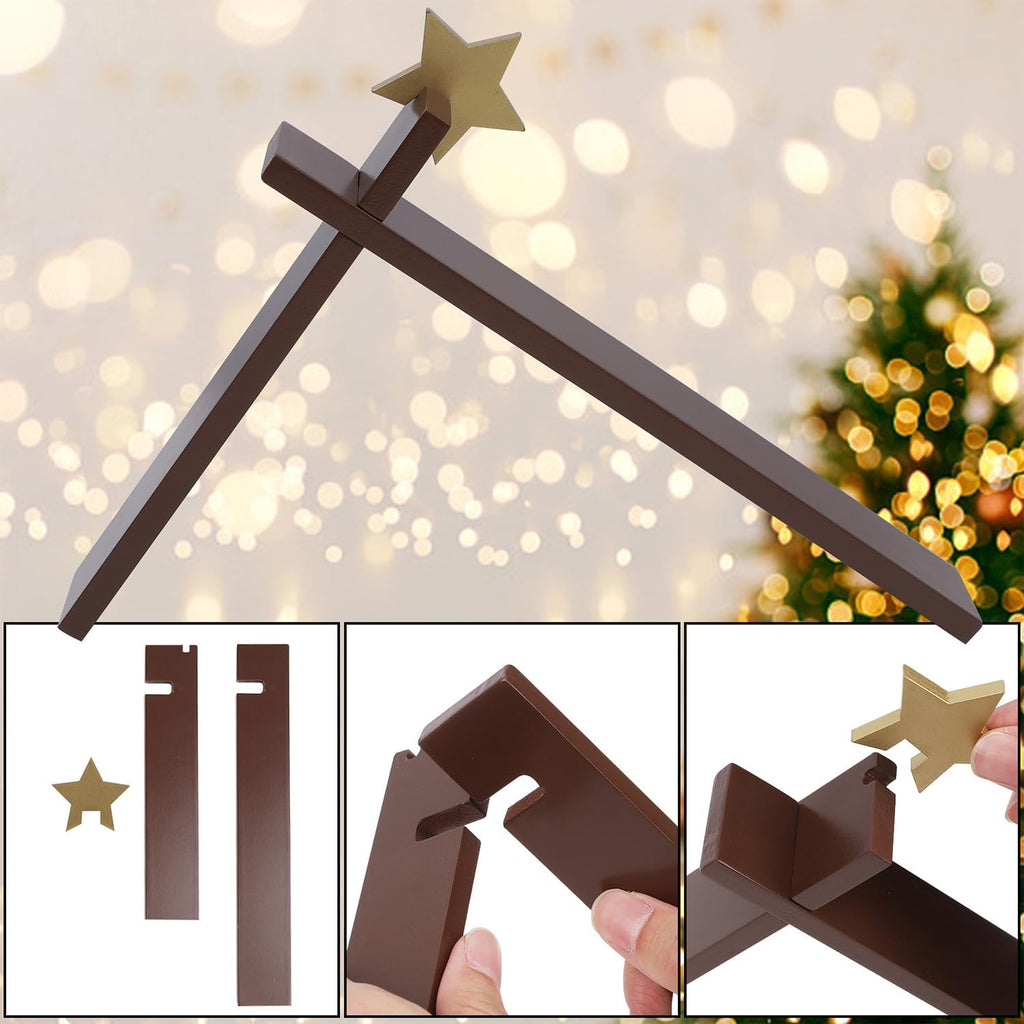 Nativity Advent Calendar, Countdown to Christmas Advent Calendar with 24 Pieces Figures & 24 Drawers, Christian