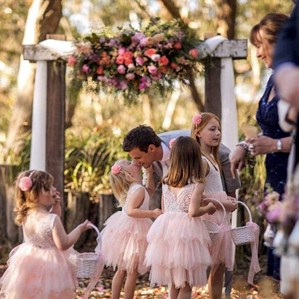 Backless A-line Lace Back Flower Girl Dress