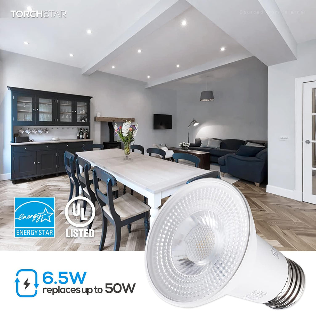 PAR20 LED Bulbs, Dimmable LED Spotlight Bulb, 5000K
