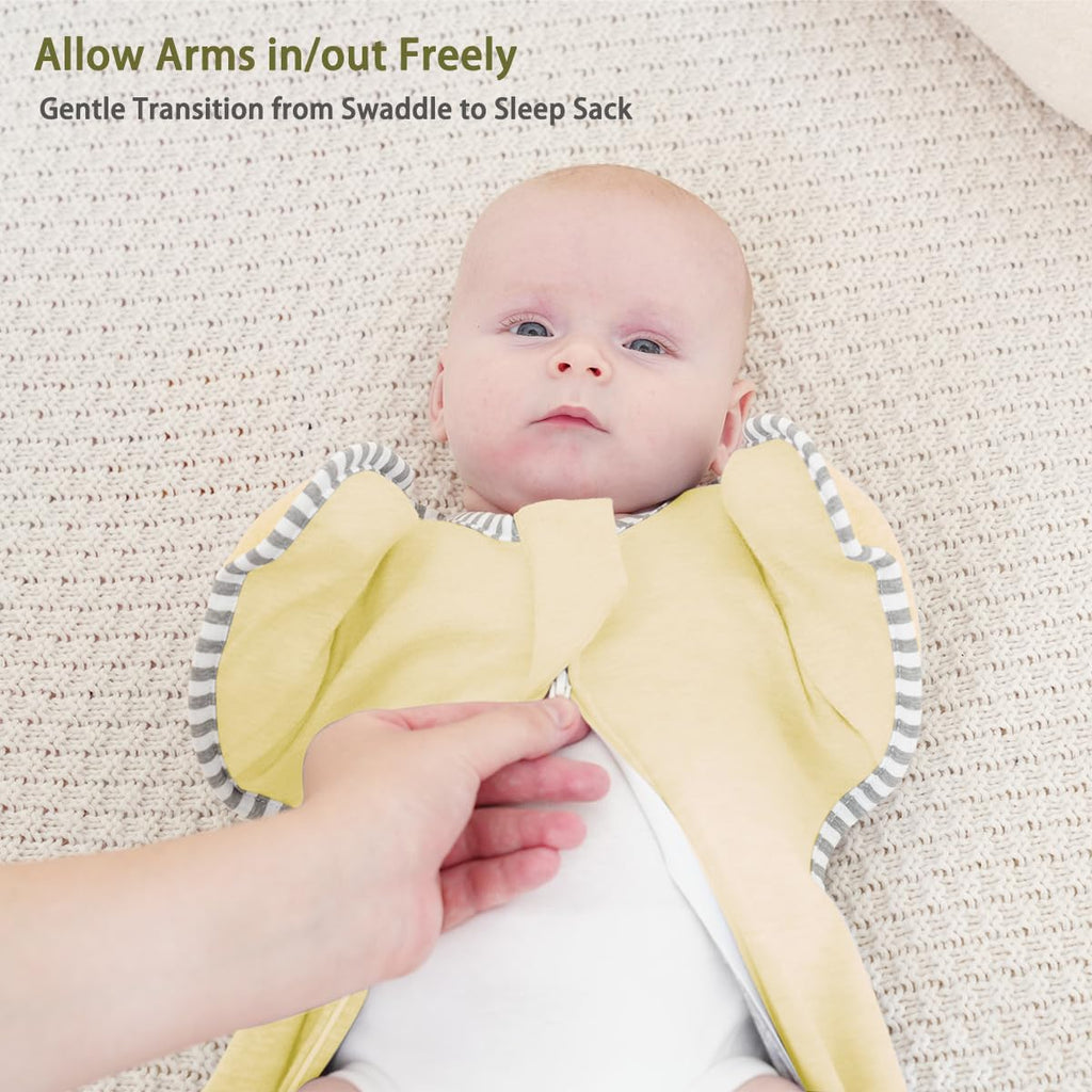 Swaddle Sleep Sack Transition Swaddle Arms up Swaddles with Way Zipper Arms /Out