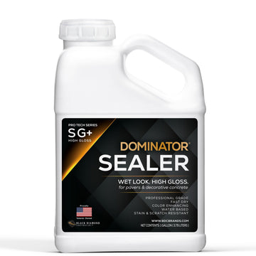 1 Gal. SG+ Clear Acrylic Sealer | High Gloss Concrete Paver Sealer | Wet Look, Color Enhancing | Professional Grade