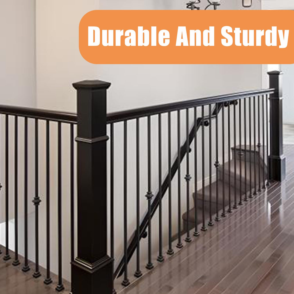 10 Pcs Wrought Iron Balusters, Single Knuckle Balusters
