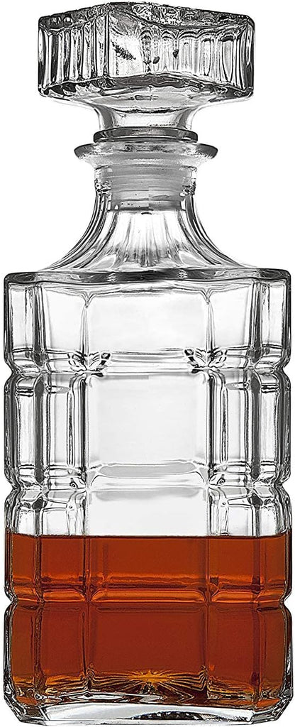 Whiskey Decanter for Scotch Liquor Bourbon or Wine - 750ml