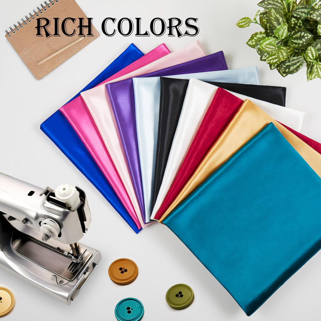 Pink Silk-Like Satin Fabric by The Yard, 1 Yard, 55 Inch Wide