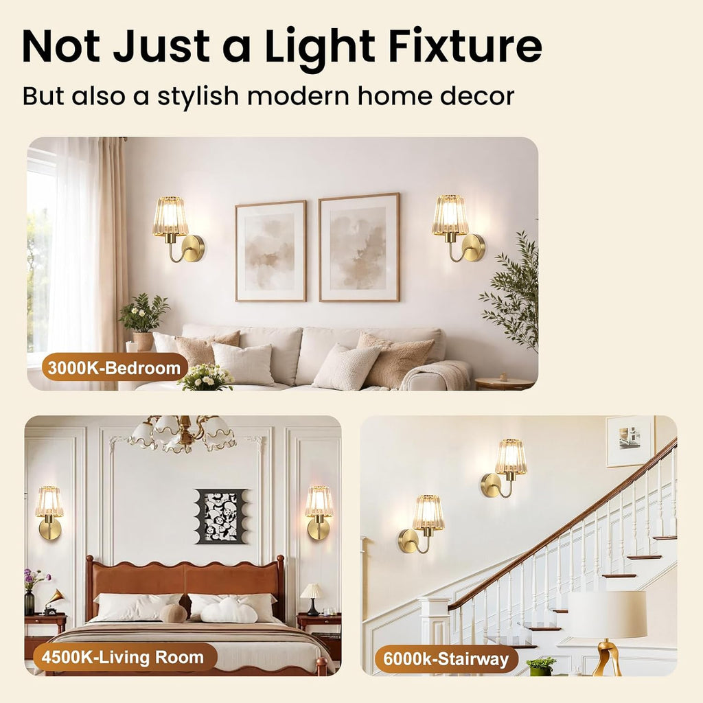 Wireless Sconces Wall Decor Set of 2，Rechargeable Battery Operated Wall Sconce with Remote, 15 Color Dimmable Wall