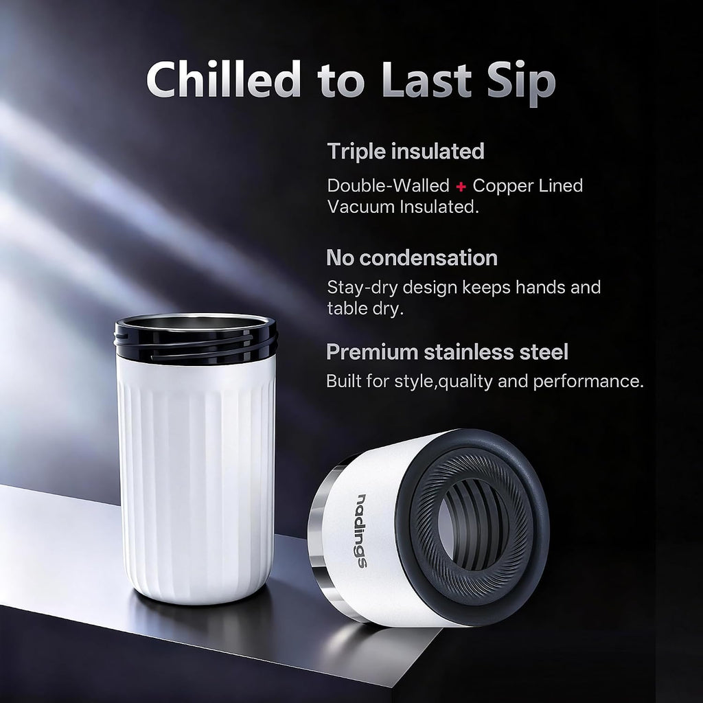 Iceless Wine Chiller, Keeps Cold 6+ Hours, Fits Most Wine Bottles