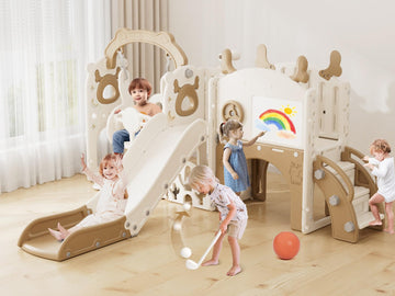 13-in-1 Toddler Slide and Swing Set, Kids Slide for Toddlers Age 1+