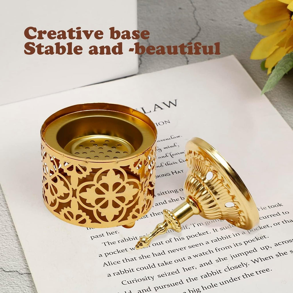 Arabic Incense Burner Metal Vintage Incense Holder Aroma Incense Burner Iron Art Incensestick Decorative Incense