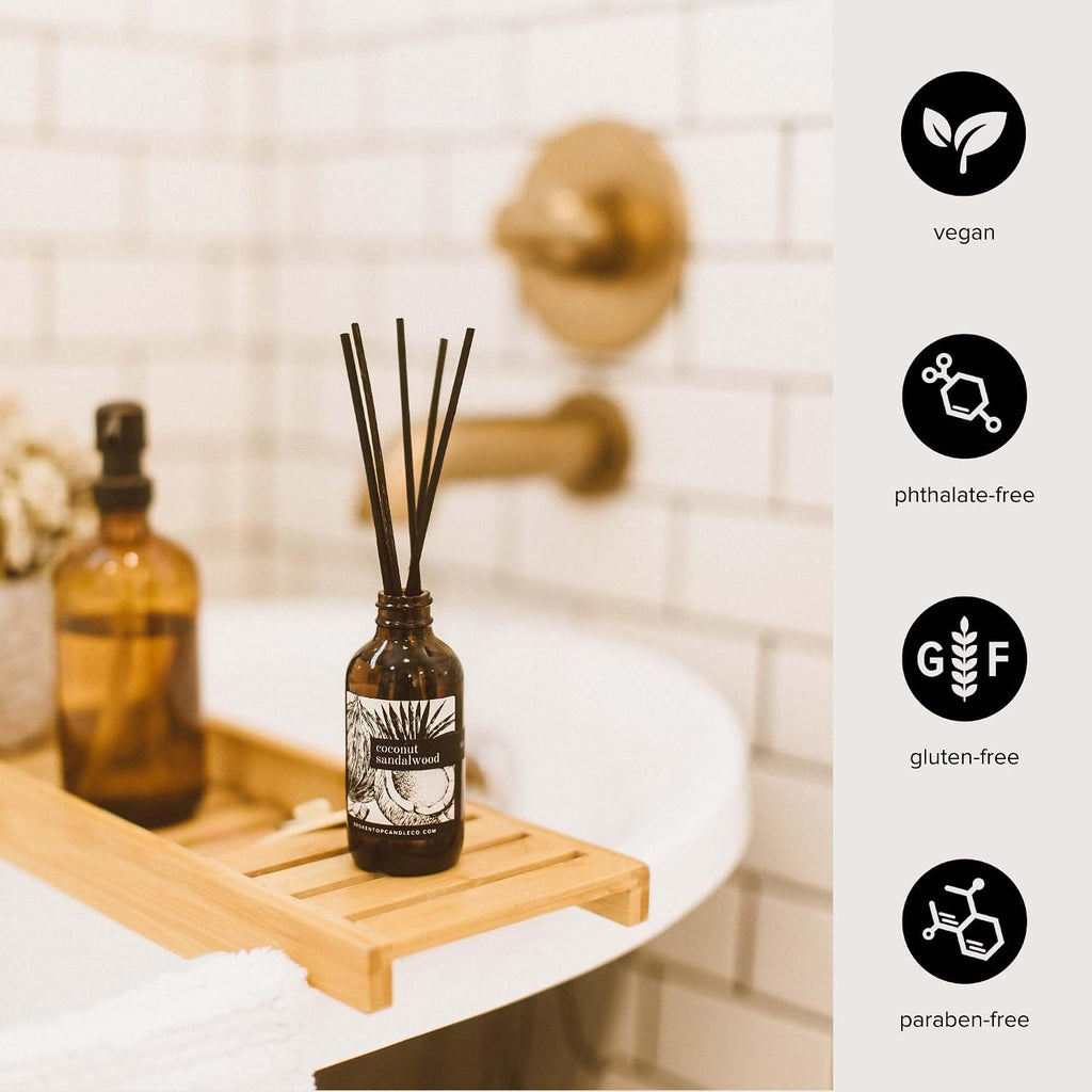 Natural Reed Diffuser Set (Coconut Sandalwood)