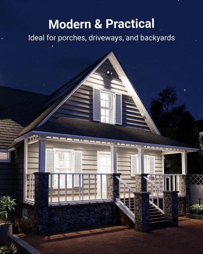 6 Pack Outdoor Flood Light Bulb LED PAR38, Exterior Spotlight Bulbs, Weatherproof, 1050 LM, 13W (100W Equivalent)