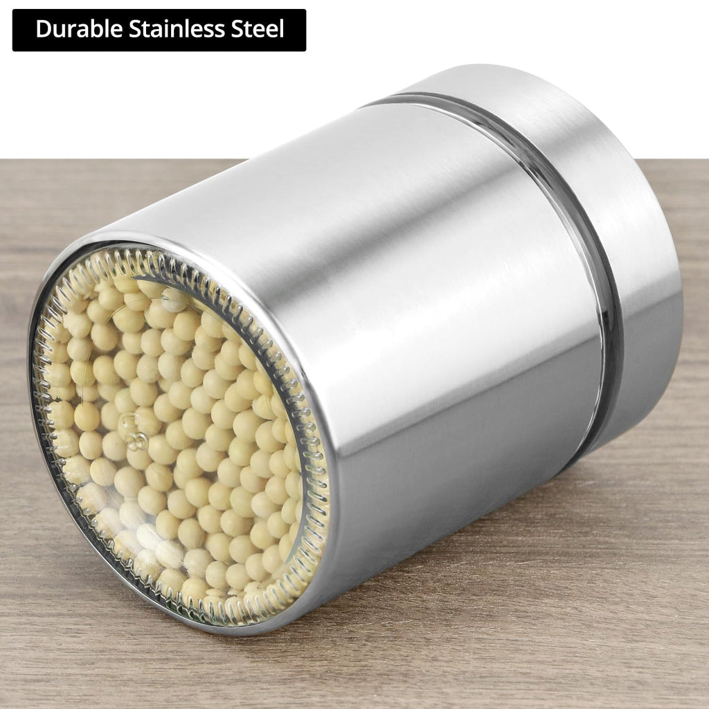 6 Pack 20 oz Stainless Steel Glass Kitchen Canisters Set, Airtight Food Storage Containers with Window, for Flour