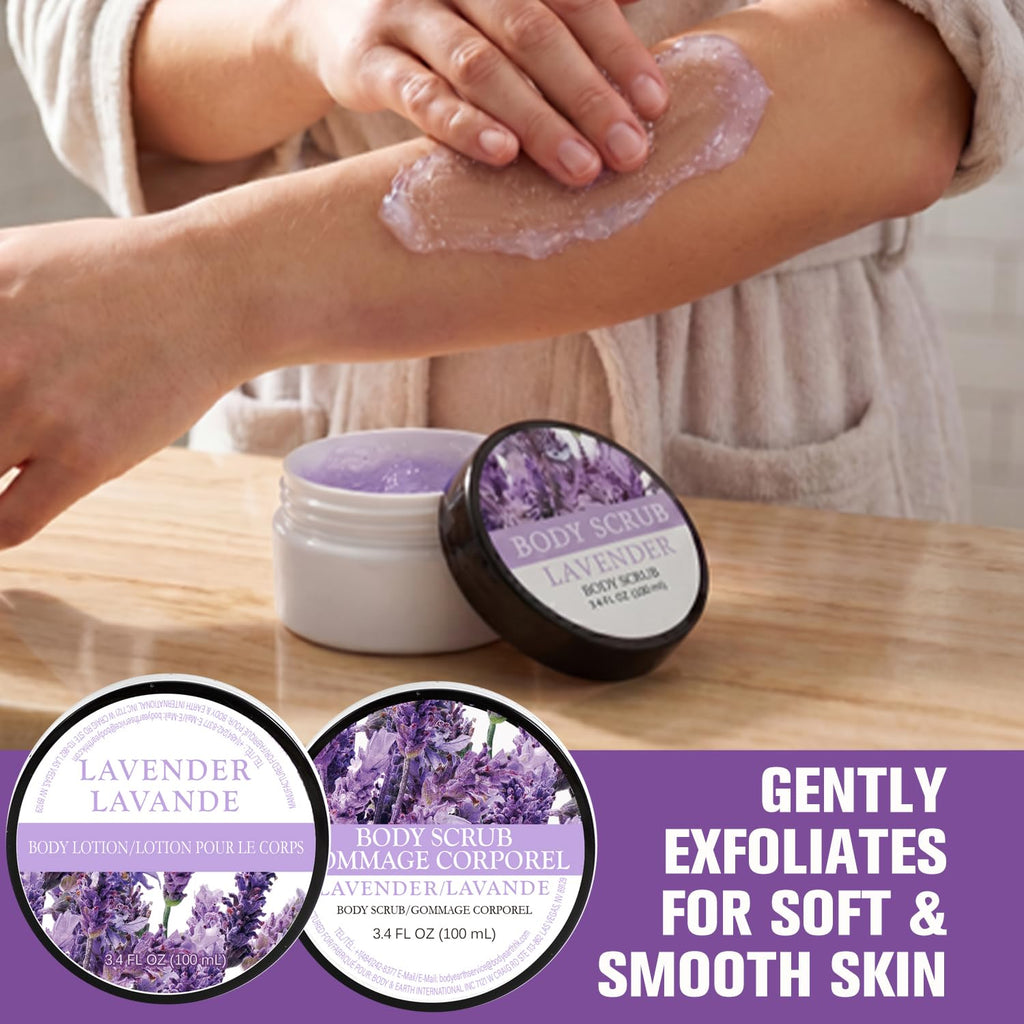Lavender Spa Gift Baskets for Women 10 Pcs