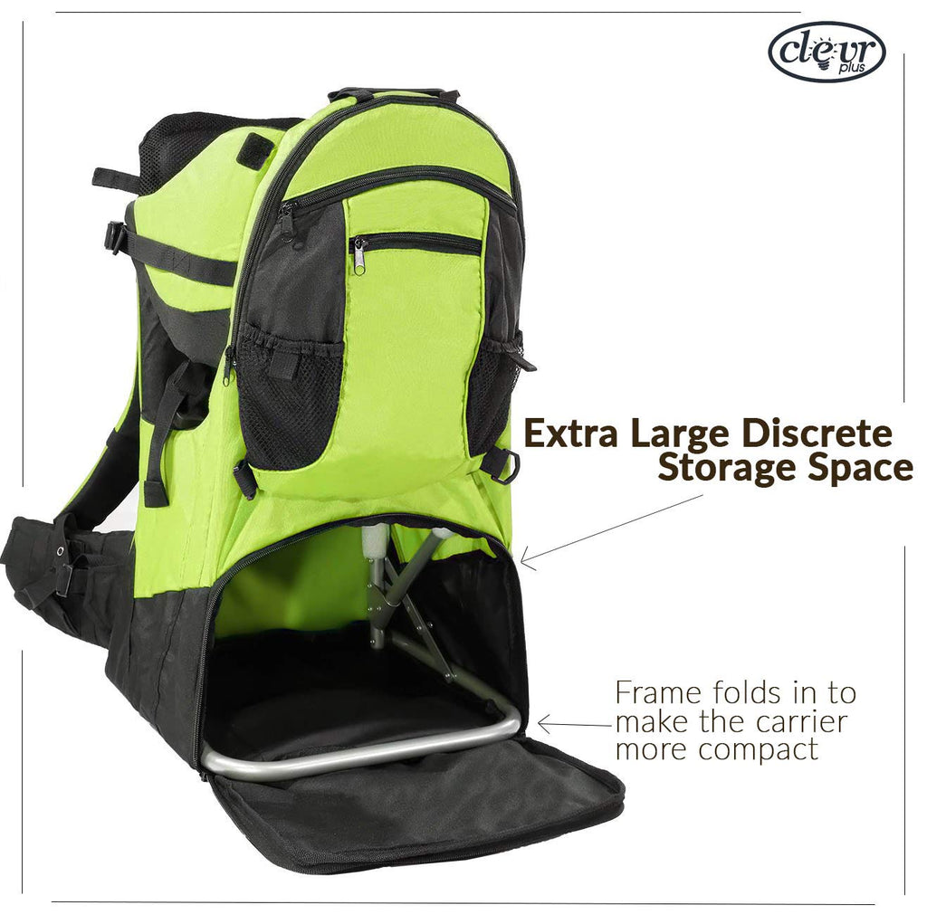 Deluxe Adjustable Baby Carrier Outdoor Hiking Child Backpack Camping