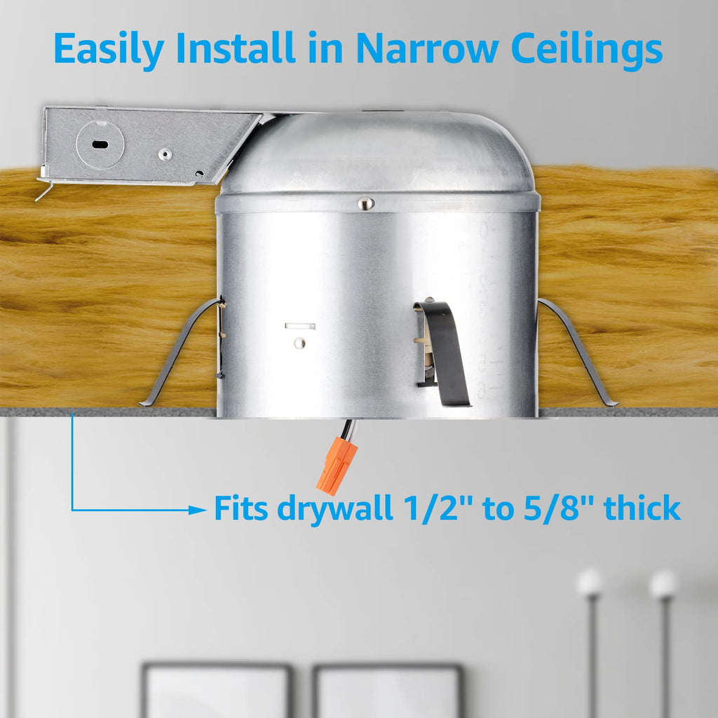 6 Inch Shallow Remodel Recessed Lighting Housing