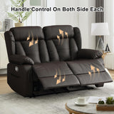 58.3" Reclining Loveseat Sofa, RV Loveseat Recliner Couch