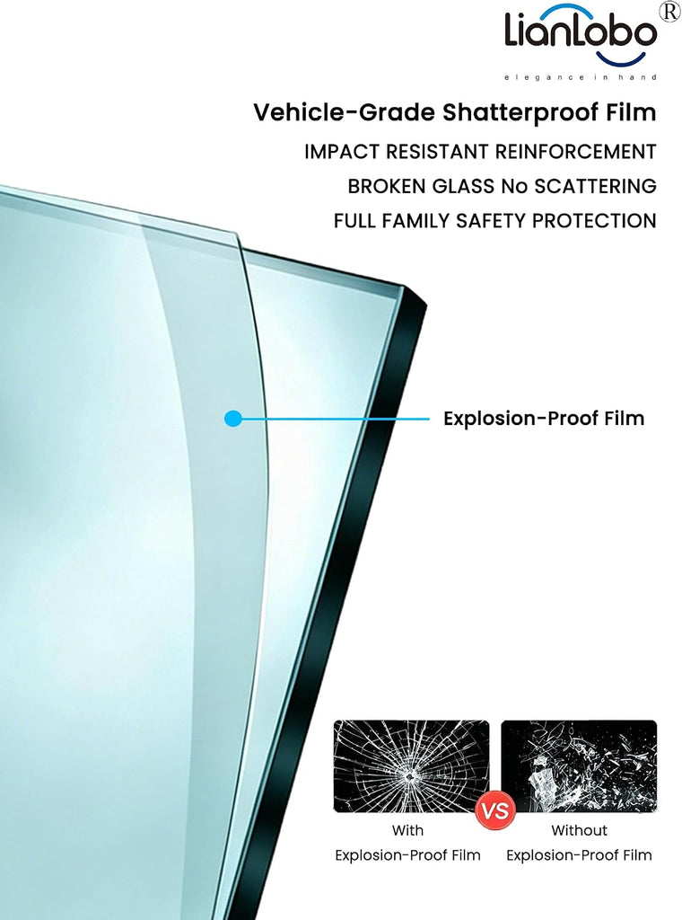 Glass Shower Door, 56"-60" W x 72" H Sliding Shower Door
