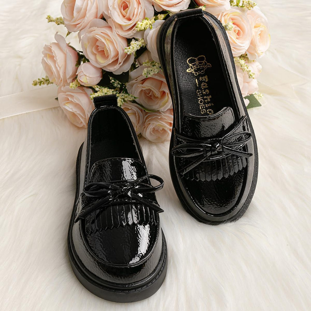 Girls Dress Shoes Loafers School Uniform Mary Jane Flats