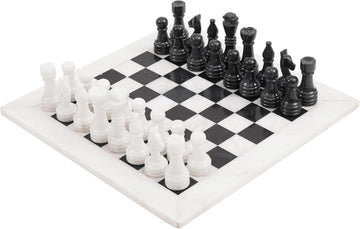Marble Chess Set 15" Luxury Board Game & Chess Sets for Adults - Set of 32