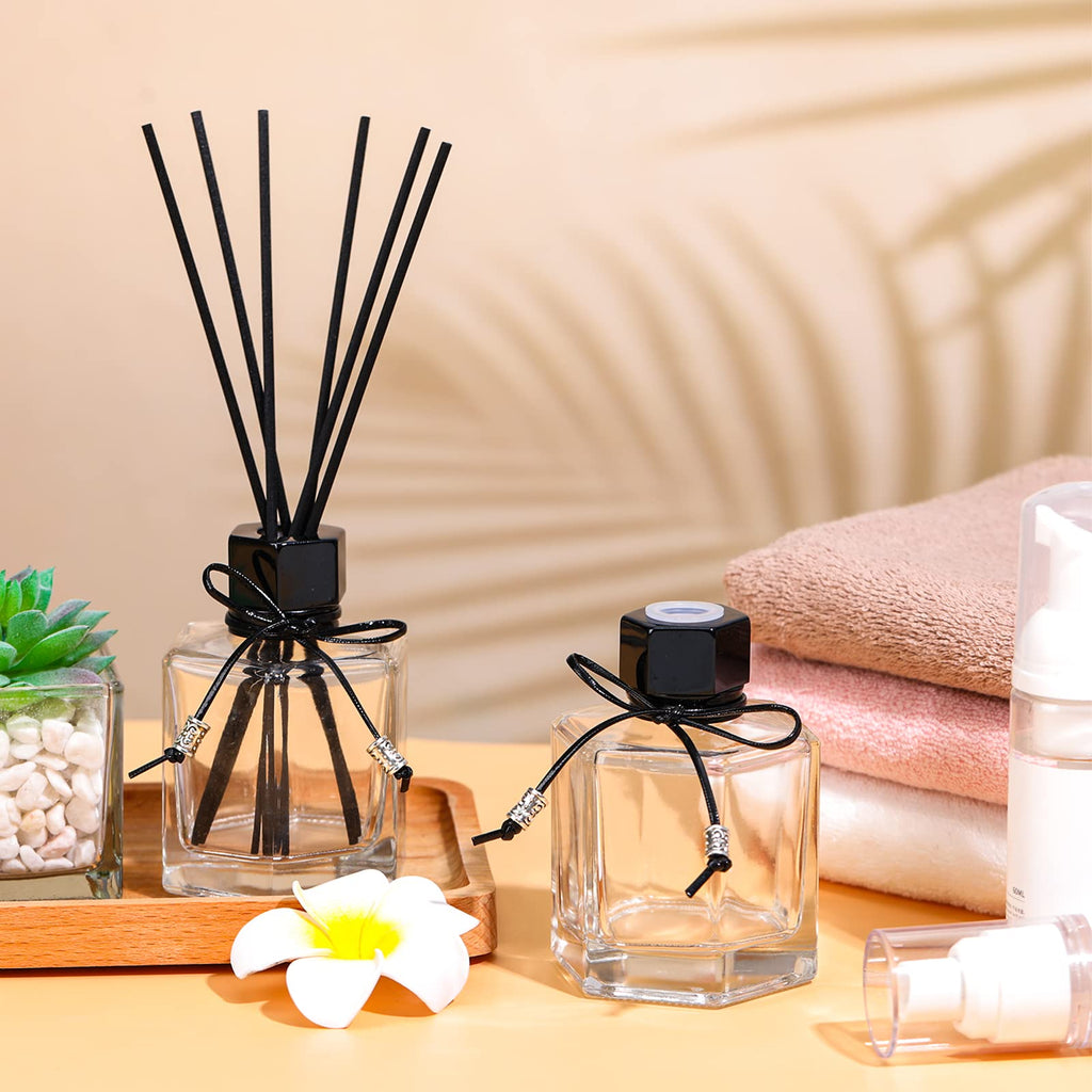 12 Set 120 ml 4 Ounce Reed Diffuser Bottle Empty Glass Jars