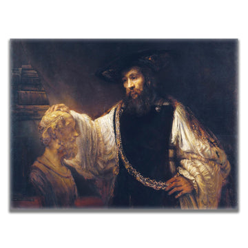 Rembrandt Canvas Wall Art Busts of Aristotle And Homer Posters Portraits Master Painting Prints Modern Home Decor