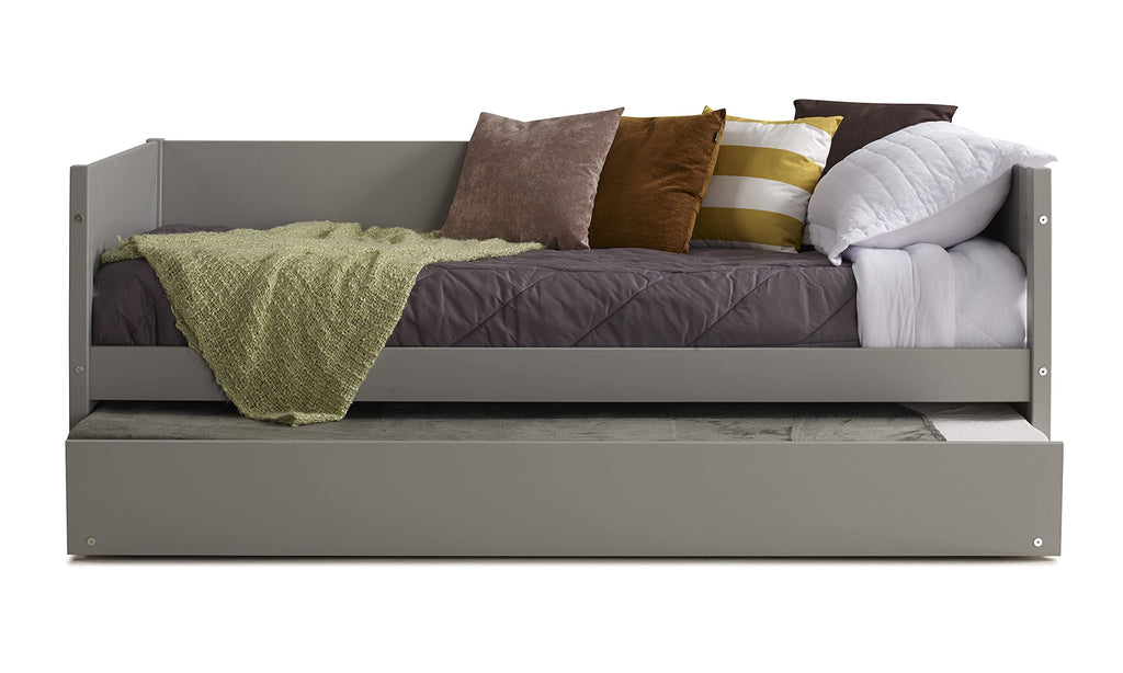 Tribeca Daybed and Trundle Set / Solid Wood / No Box Spring Needed / Mattress Foundation has 14 Wood Slats and 1