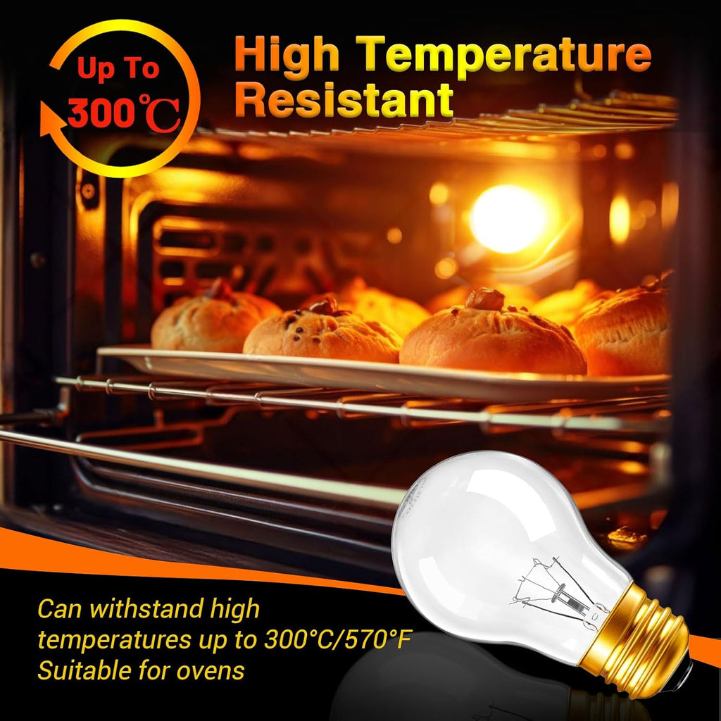 Oven Light Bulb A15 40W Oven Light Bulb Replacement 40 Watt Appliance Bulb