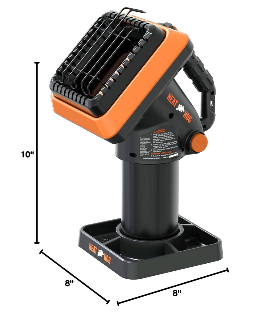 4, 000 BTU Portable Propane Radiant Space Heater, Indoor, Outdoor, Garage, Camping, Outdoor Sports, Boating, RVs