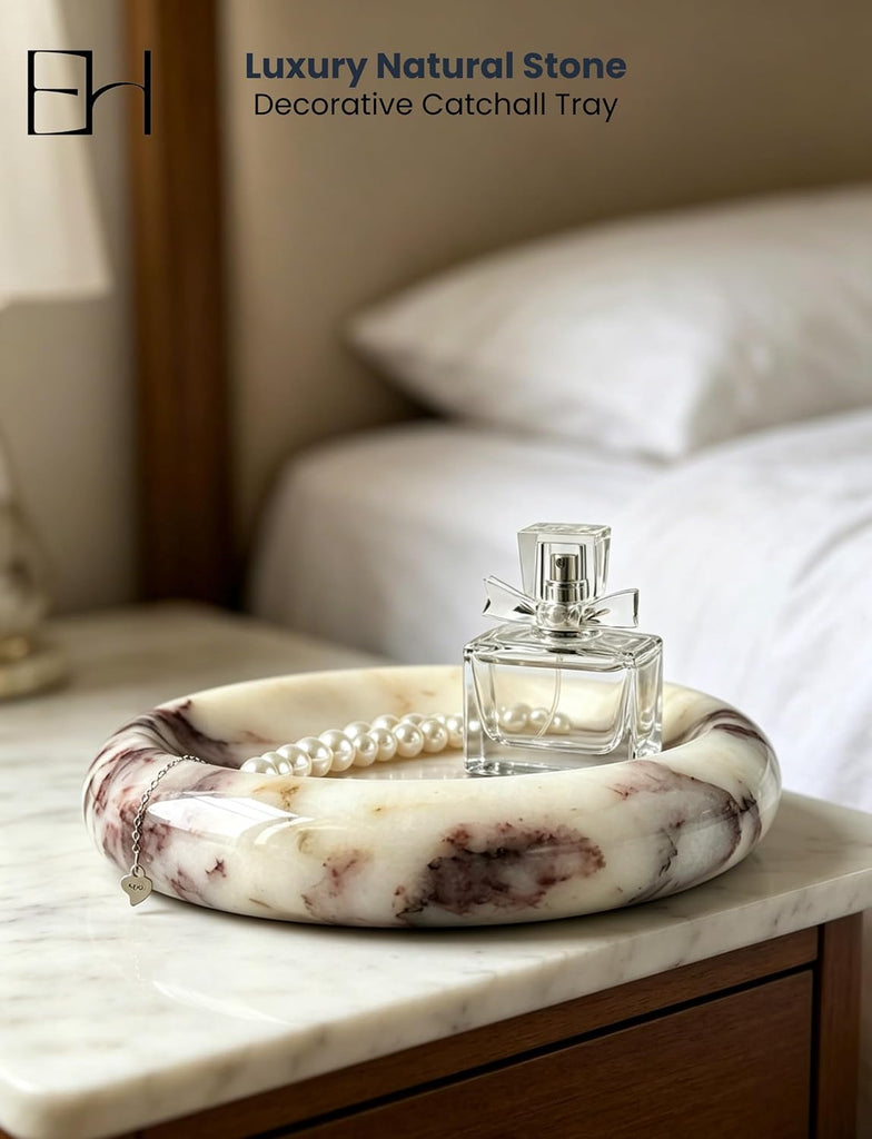 Marble Trinket Dish 5 INCH