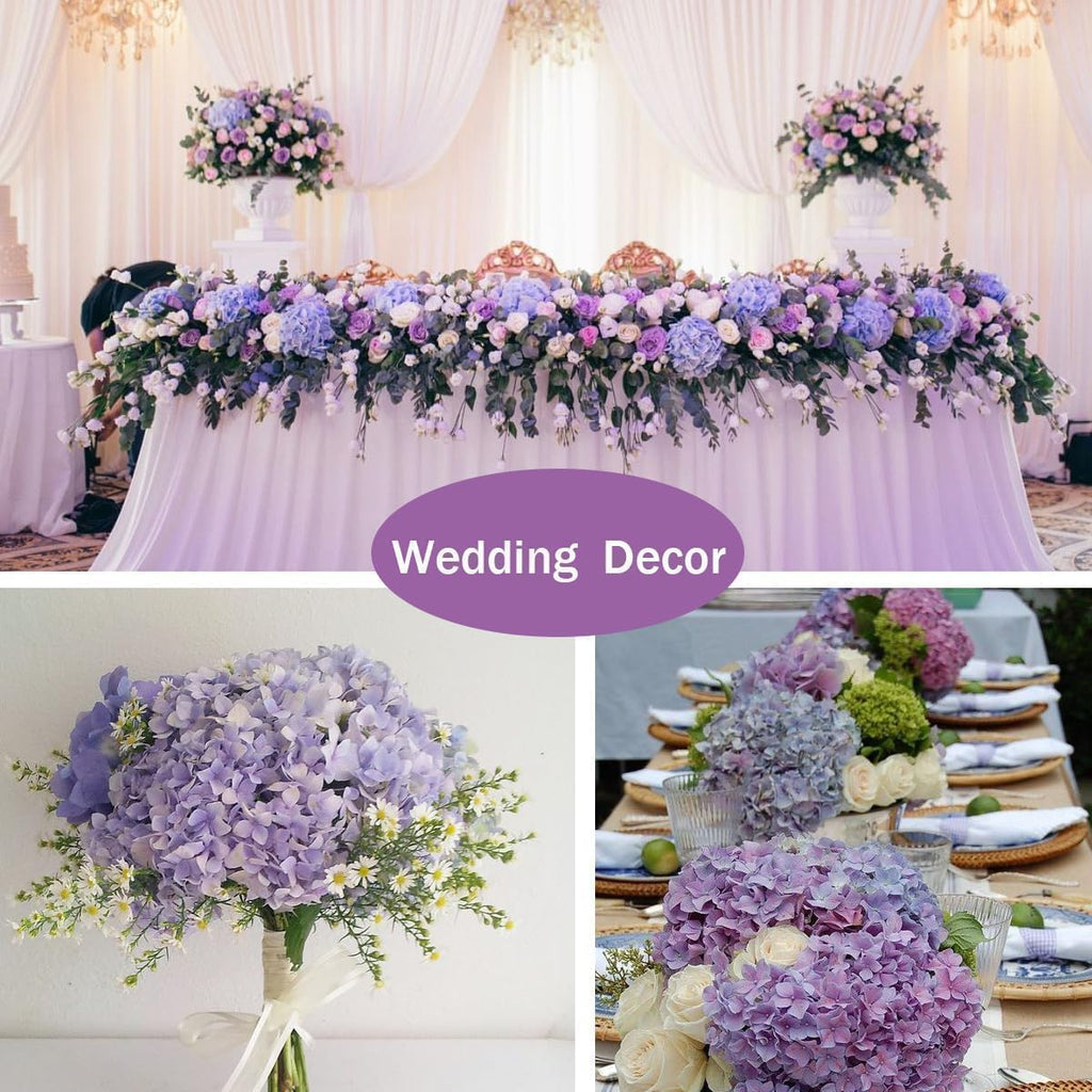 100 Pcs Faux Purple Artificial Bulk Fake
