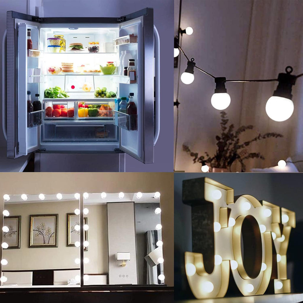 Led Low Watt Light Bulbs 1.5W Equal 15 watt 6000k Frosted