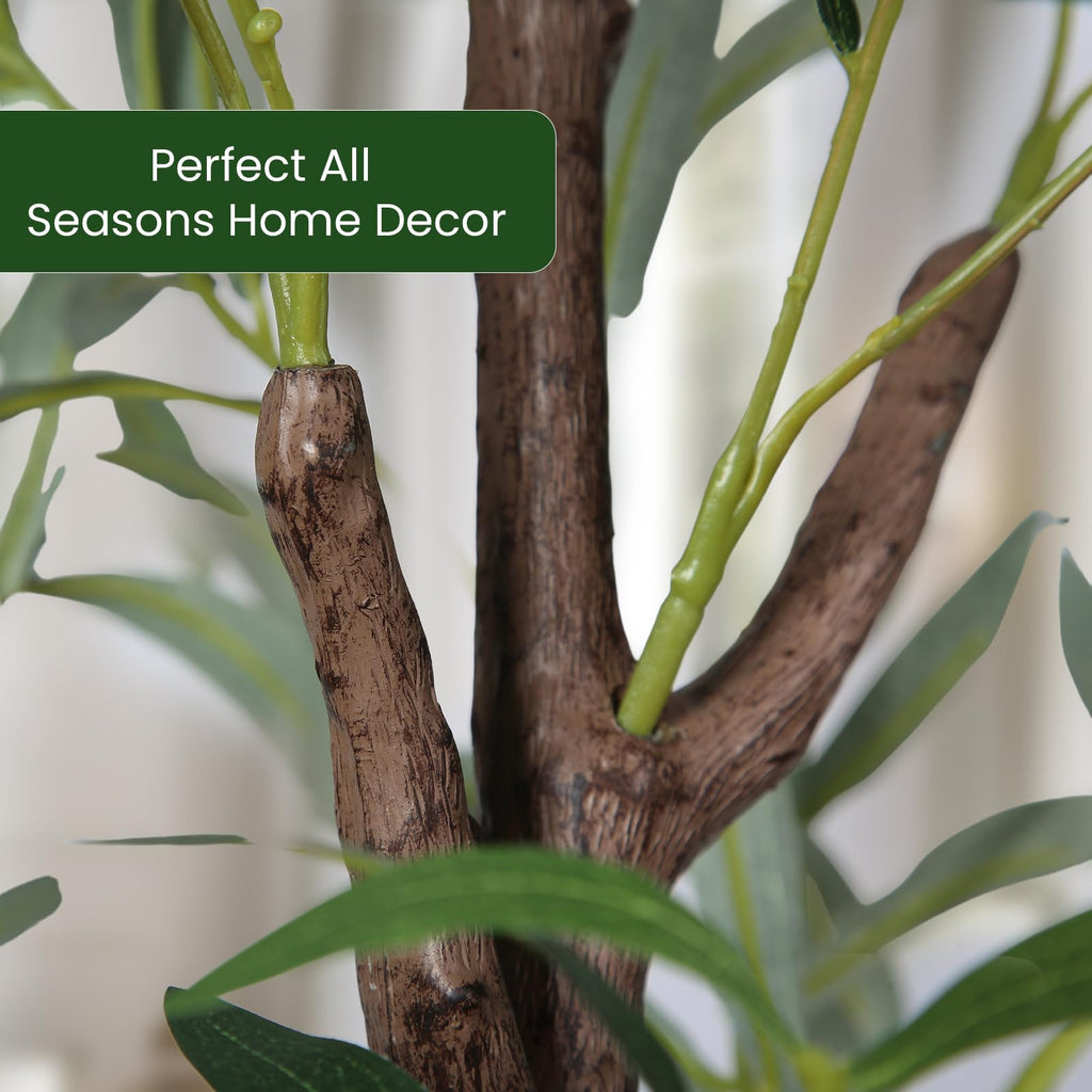 5FT Artificial Olive Tree, Tall Faux Olive Trees 60in Indoor, 1Pack