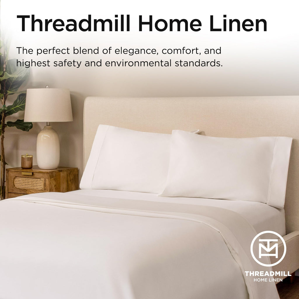 656 Thread Count Supima Cotton Sheet Set, Sateen, White