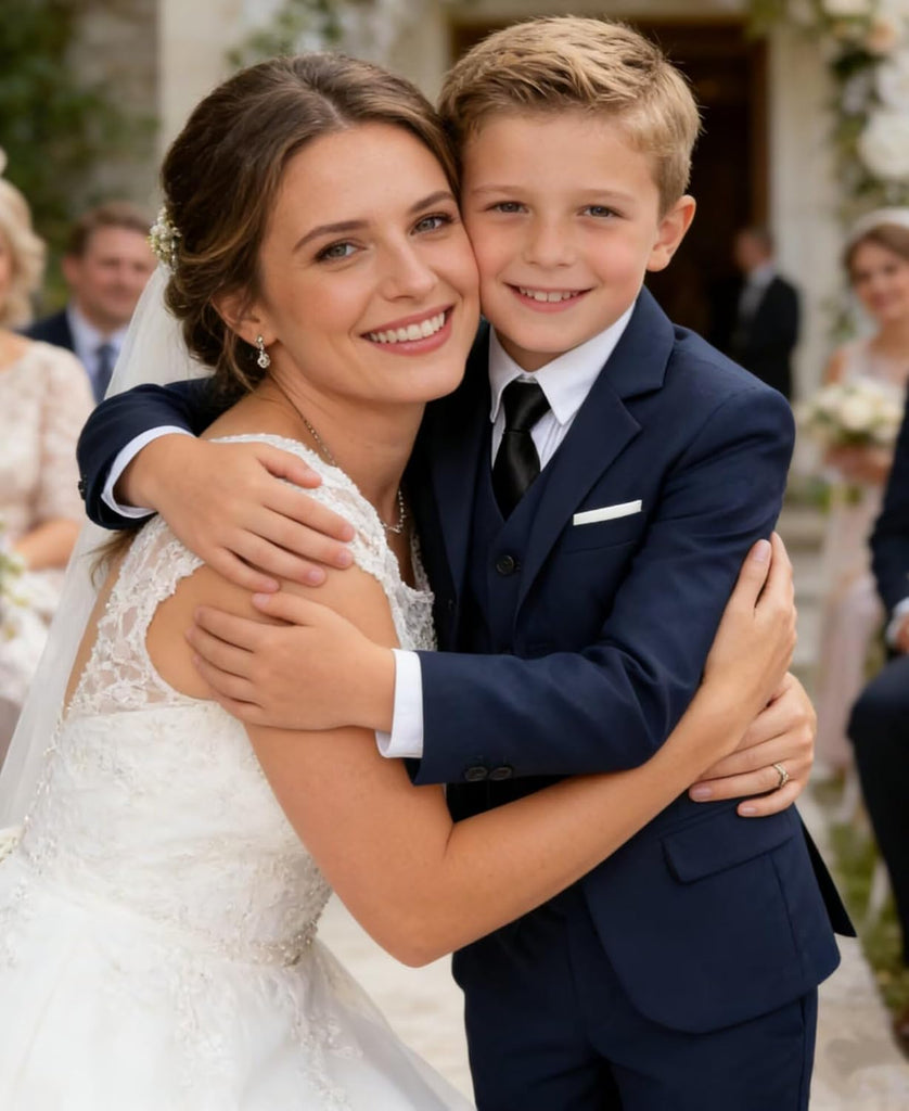 Boys Suit Kids Dress Clothes Wedding Ring Bearer Outfit Formal Wear