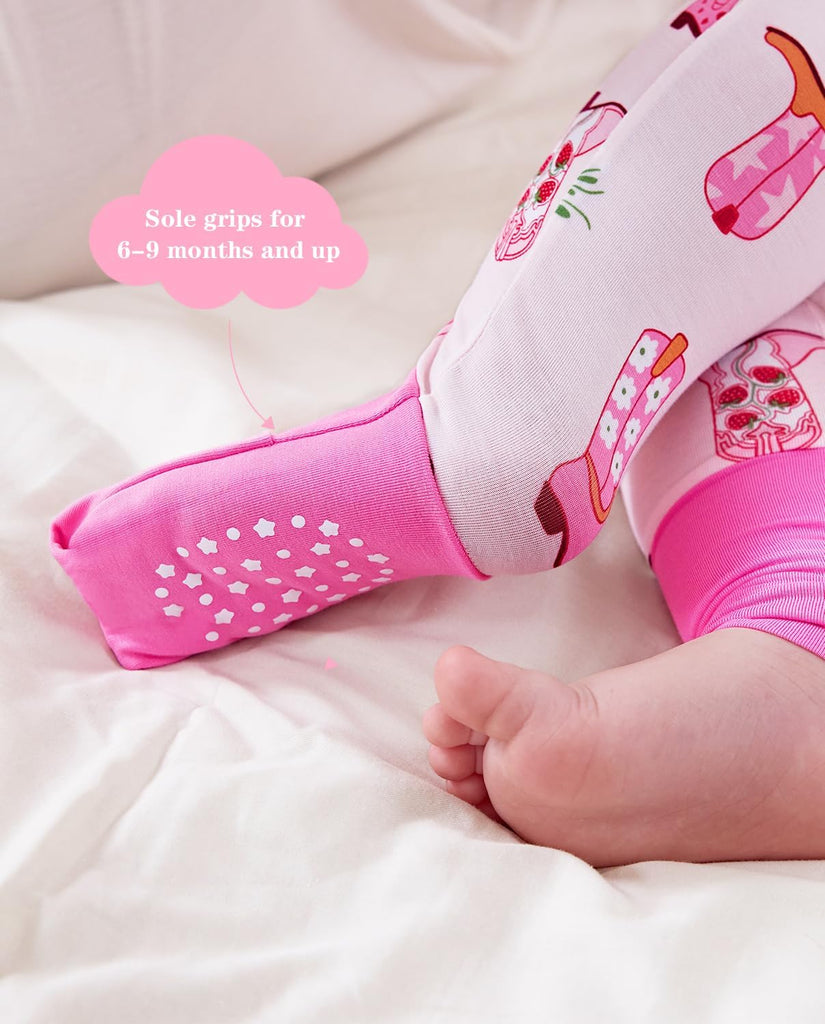 Viscose derived from bamboo Baby Pajamas Convertible Footie Sleepers for Baby Girl Way Zipper Onesies