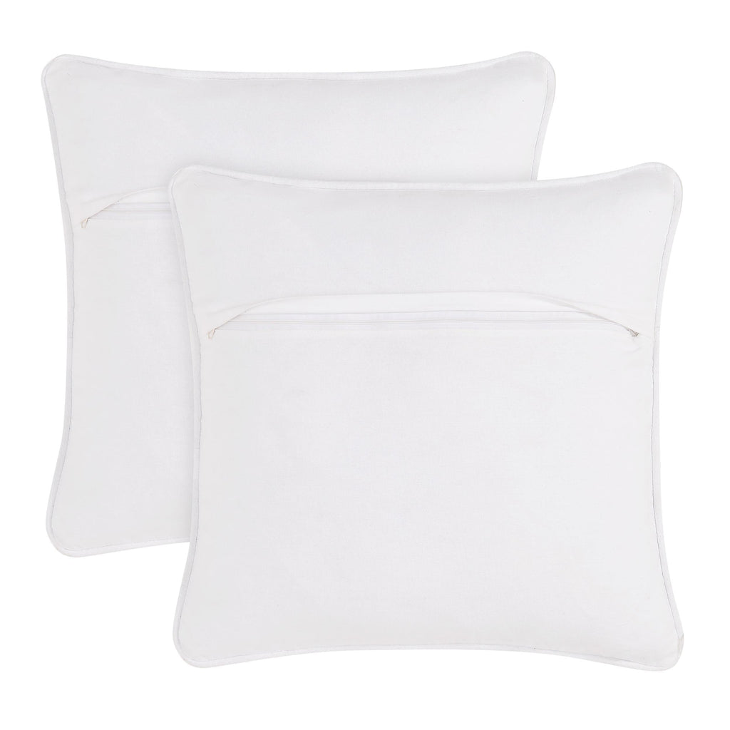 Jada 2 Pc Decorative Throw Pillow Covers, Pillow Insert not Included, Premium Woven Design, Living Room Décor, (2)