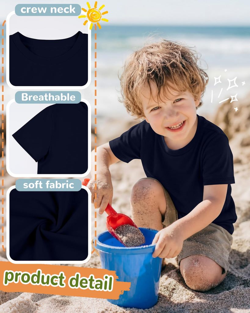 4 Pack Baby Boys' T-Shirts, Color