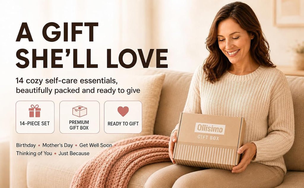 Luxury Gift Basket for Women - Spa Self Care Kit, Hug in a Box, Get Well Soon Package, Thinking of You Gift, Birthday