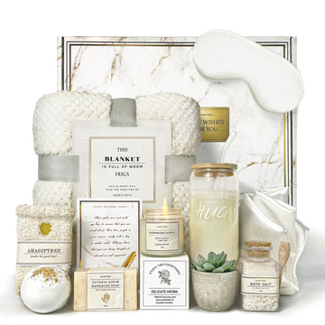 Gift Basket for Women, Care Package, Birthday Gift, 12PC Get Well Gifts for Women After Surgery, Get Well