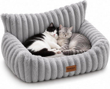Cat Couch Bed, Soft Sofa for Indoor Cats, Machine Washable